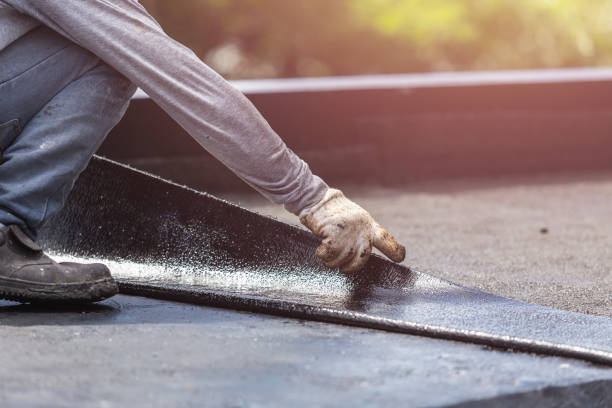 Professional Waterproofing technician working in Sun Prairie, WI